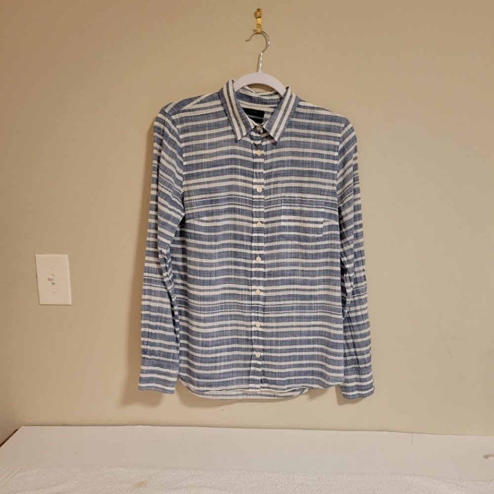 J. Crew Stripe Blouse